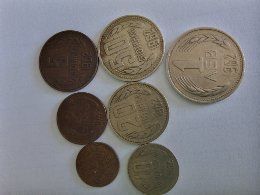 Стари монети и монети от прехода.