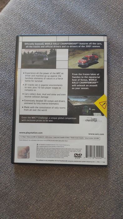 Ps2 игра World Rally Championship (WRC)
