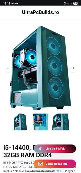 SISTEM GAMING i5-14400 RTX 5060