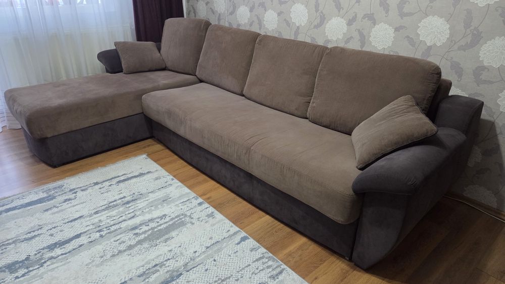 Canapea/coltar extensibil cu lada depozitare