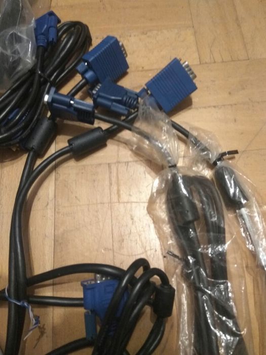 Видеокабел за монитор с ферити нови VGA to VGA / 15pin - 15pin