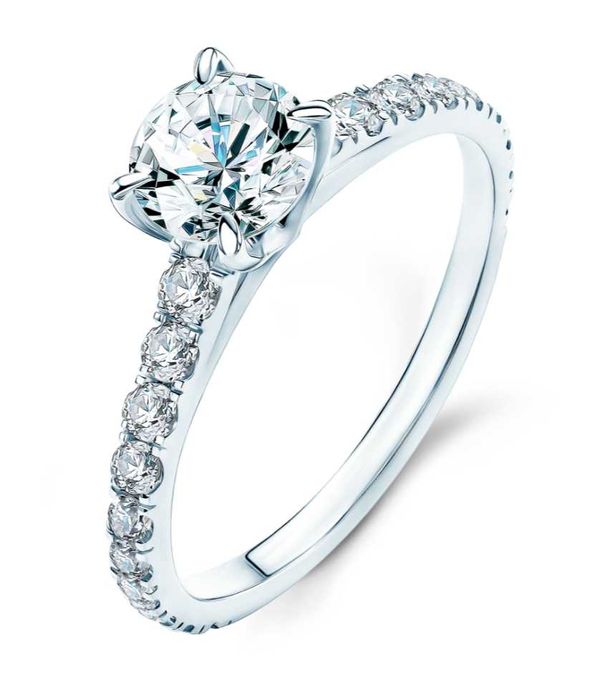 ГОДЕЖЕН ПРЪСТЕН С 21 ДИАМАНТА