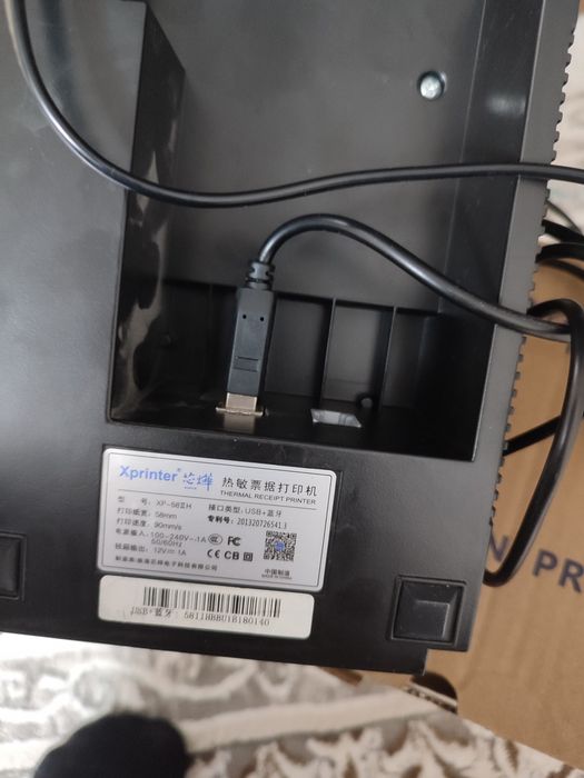Принтер чеков, термопринтер, Xprinter XP-58