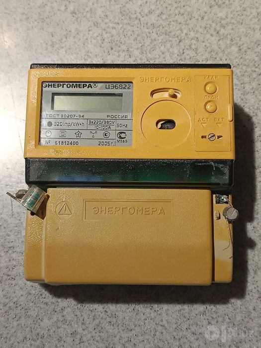 Электросчетчик 3 фазный Энергомера ЦЭ 6822 б/у 100 т.сум