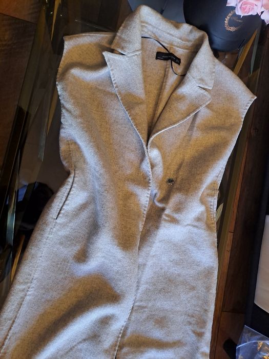 Сив дълъг елек Zara