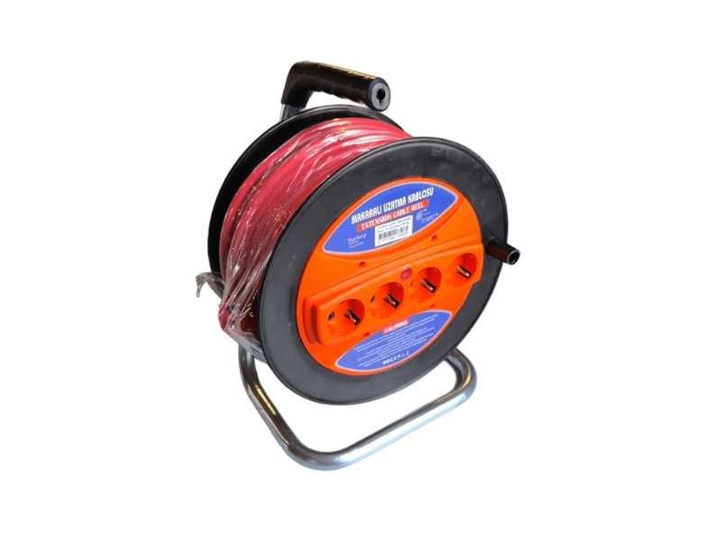 Удължител Макара 50м 3 х 2.5 3000W НОВИ