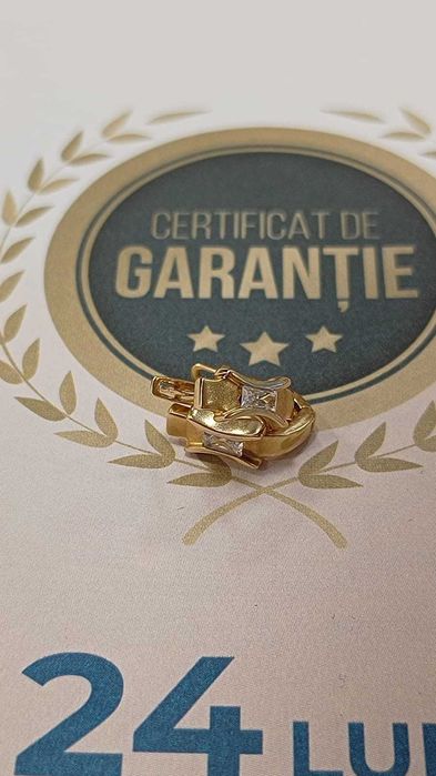 (Ag24) Cercei aur 14K 2.41gr B44597.1- Garantie 2 ani!