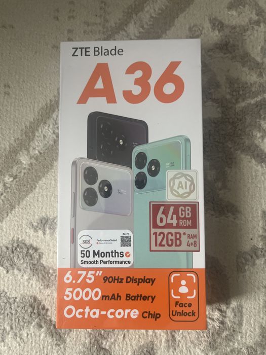 Продам телефон ZTE Blade A36
