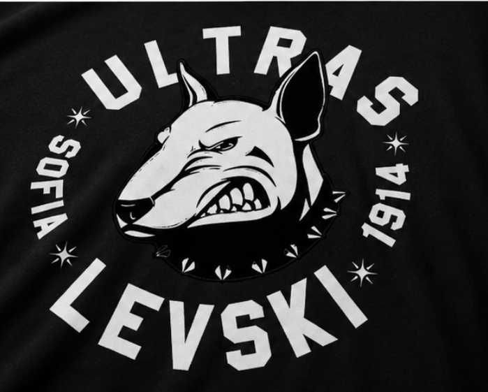 Тениска Левски Ултрас Levski Sofia Ultras размери от С до 5ХЛ футболна ултрас фланелка