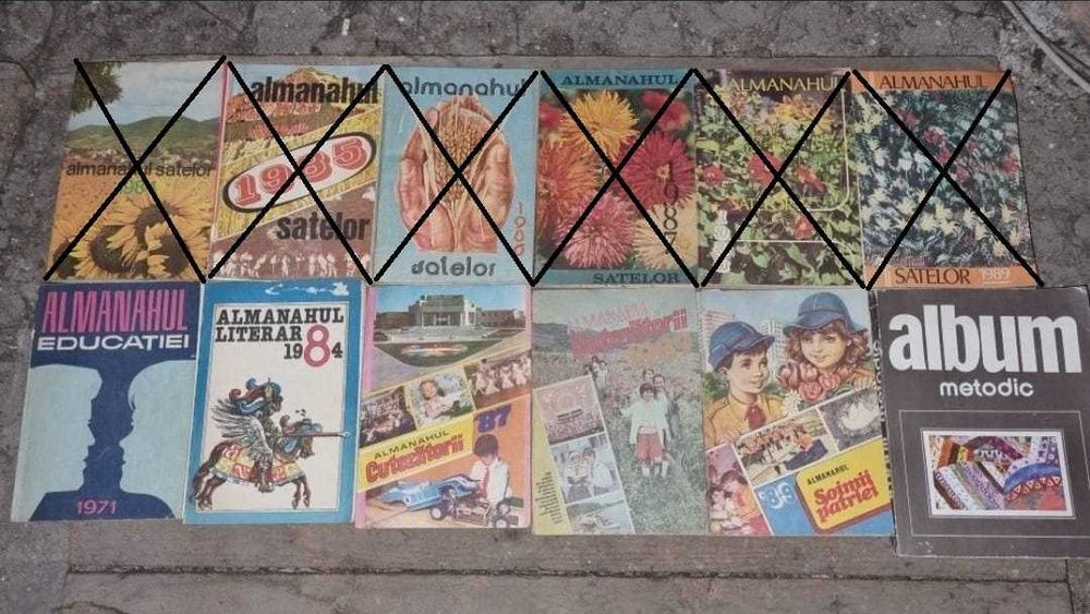 Manuale scolare vechi '60,'70,'80,'90, Almanah, Magazin Istoric colect