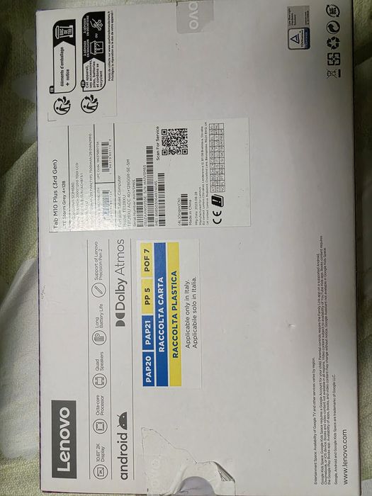 Таблет LENOVO TAB  M10 plus 128 GB