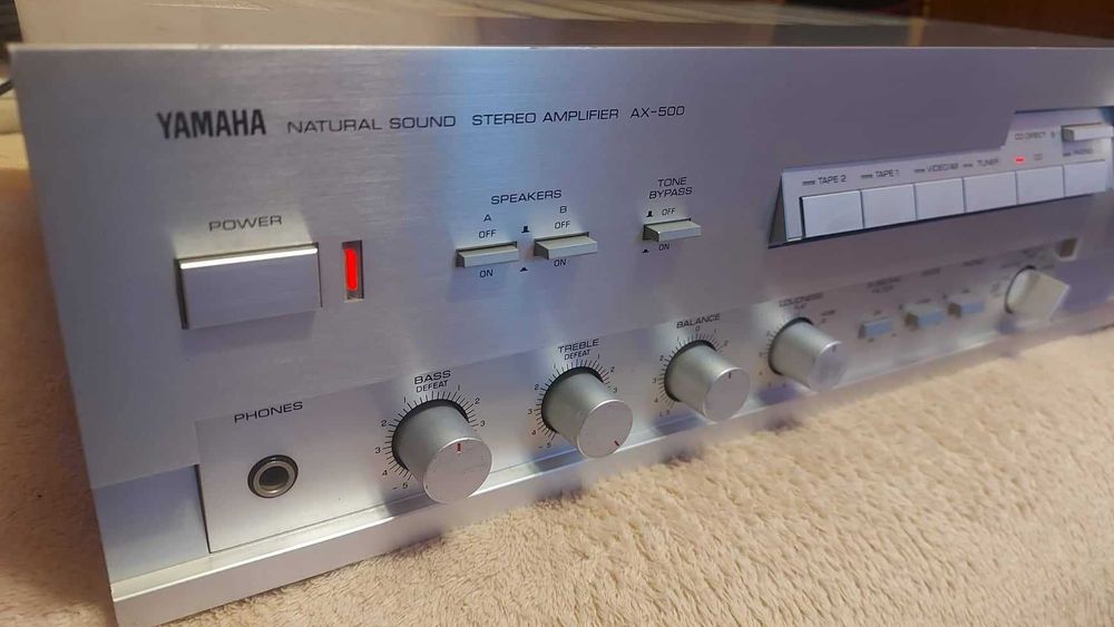 Vintage Yamaha AX-500 argintiu foarte rar