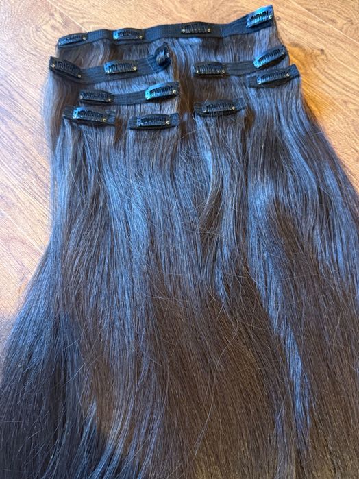 Extensii clip-on russian hair