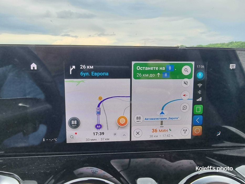 AI Box ANDROID 4-64 Безжичен Carplay Youtube, Waze, Netflix