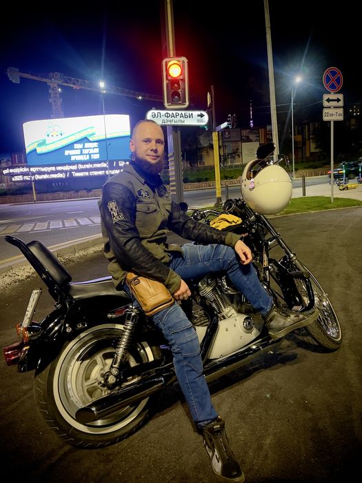 Фотоссесия с мотоциклом