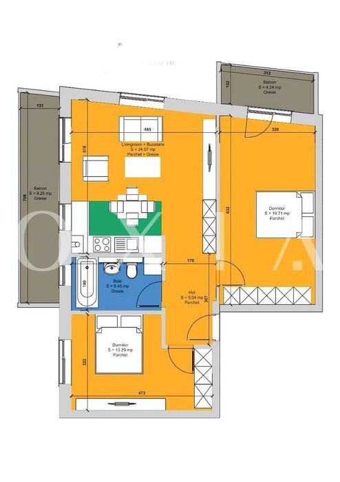OX756 Bd. Aviatiei, 2 Parcari, Mobilat-Utilat, Lift
