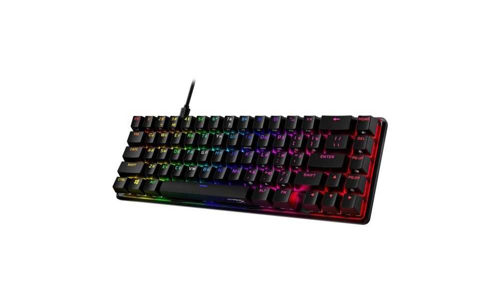 * Игровая клавиатура HyperX Alloy Origins 65 Red USB RGB, Black
