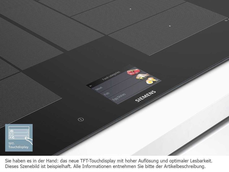 Индукционен плот Siemens EX81KYW1E 80см. WiFi Home Connect 2г.гаранция