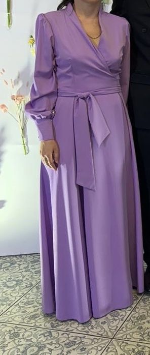 Вечернее платье на запах