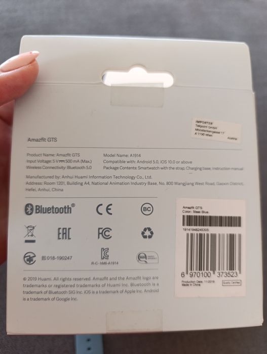 Смарт часовник Amazfit GTS