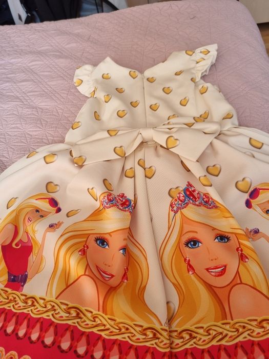 Детска рокля на Барби, размер , размер 9-10 години