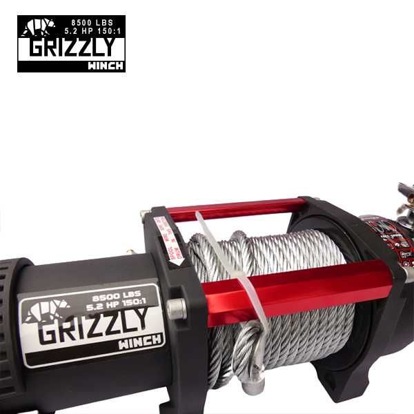 Troliu Grizzly Winch 8500LBS (3855KG) cablu de otel 12V