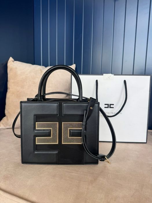 ELISABETTA FRANCHI, дамска чанта, естествена кожа .