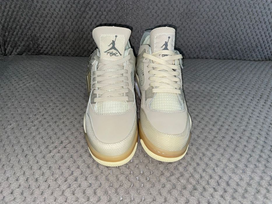 NIKE Jordan x Off-White Air Jordan 4 Retro SP "Sail" nr 45