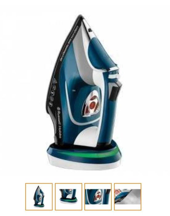 Ютия Russell Hobbs 26020-56  2600W, Без кабел, One Temperature, Син цвят.