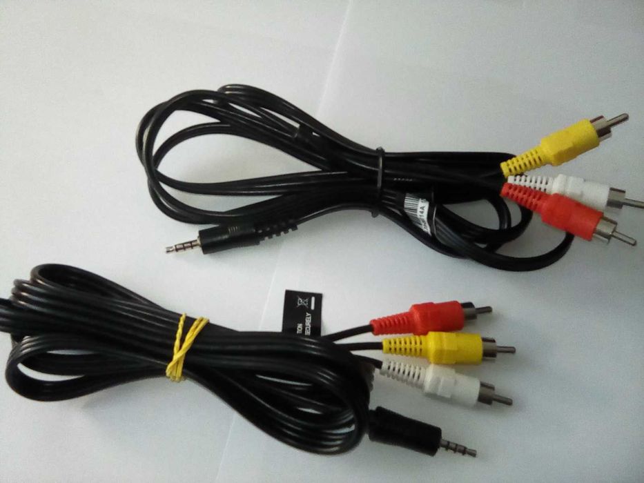 Cablu audio stereo - video,  RCA  - mufa jack 3.5 AV