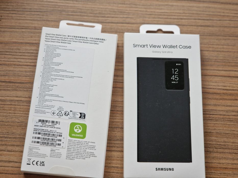 Husa Originala Smart View Samsung Galaxy S24 ULTRA Noua!Negru! Activa