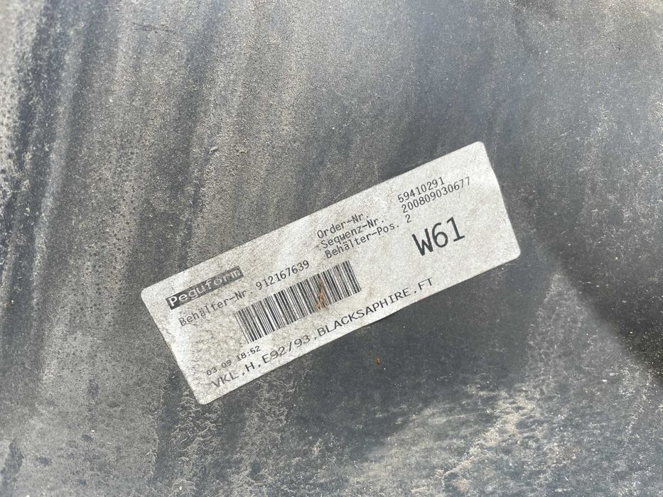 Bara spate BMW E92/E93 NFL BlackSaphire