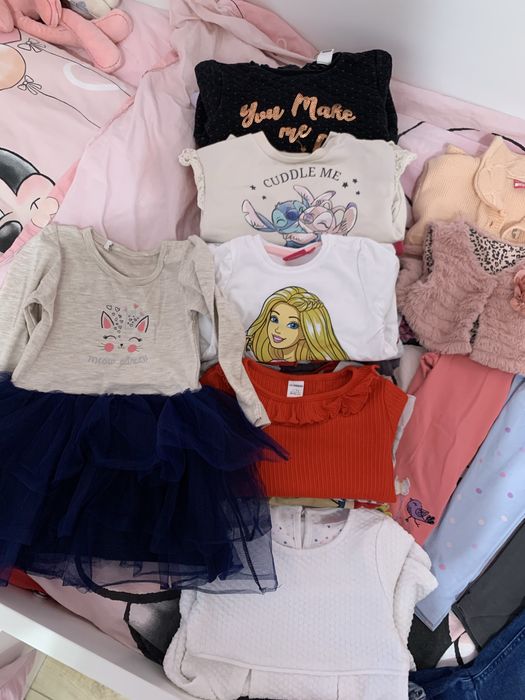 Огромен лот с дрешки за момиче 86/92см