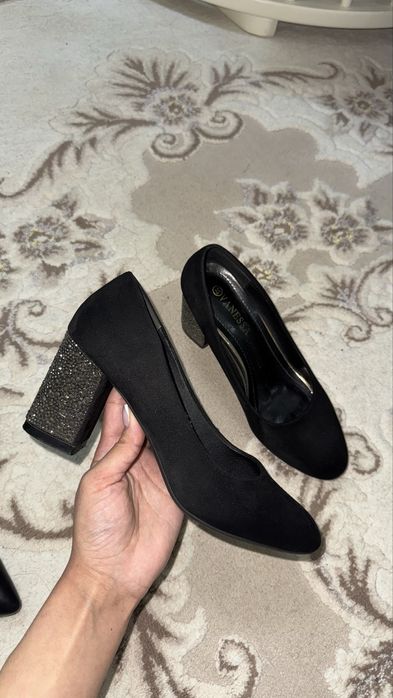 Туфли женские замшевые