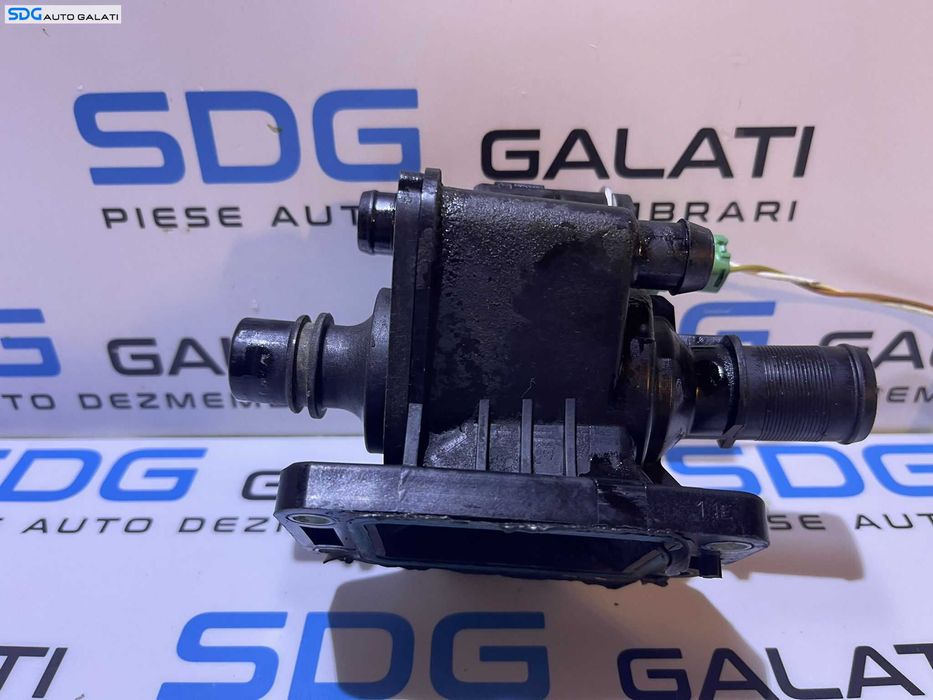 Corp Carcasa Flansa Termostat Senzor Temperatura Apa Motor Citroen Xsara 1.4 HDI 2002 - 2005 Cod 848683C [D0956]