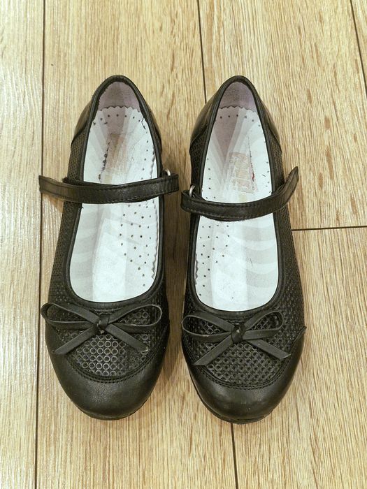 Черни детски балеринки