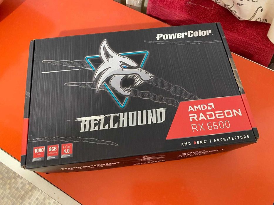 Placa video PowerColor RX6600 defecta