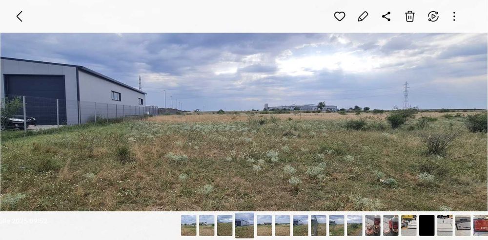 Firma vinde teren construibil 10.000mp,Floresti,Z.industriala, acte OK