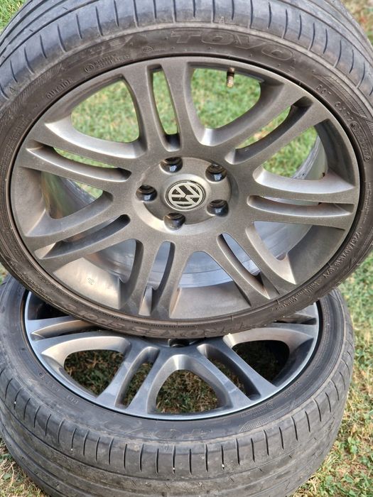 Se vinde /schimb set jante passat  jante 7.5 jx18h2 r18