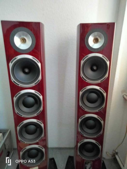 Boxe Triangle Magellan Quatuor SW2 rosewood + 10m cabluri boxe Sibix