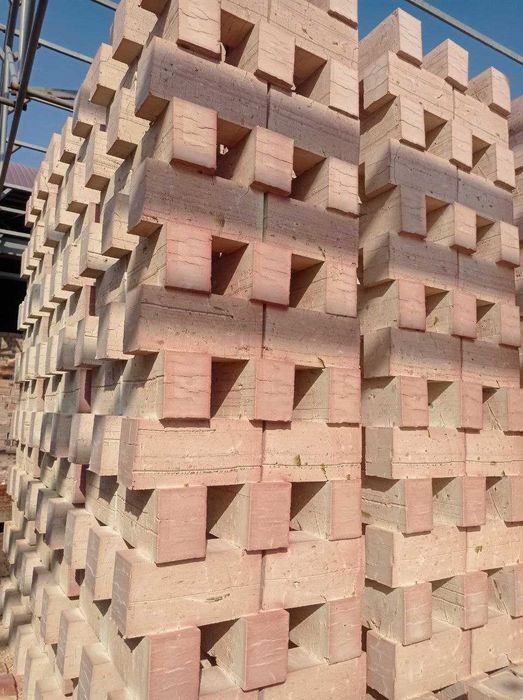 Кирпич жженый, пишган ғишт, g'isht, гишт, Тешик гишт