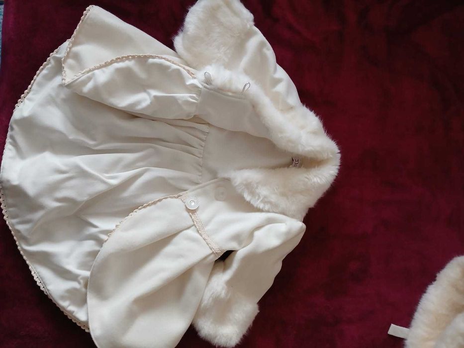 Set haine de botez fetiță, mărime 3-6 luni, ca nou!