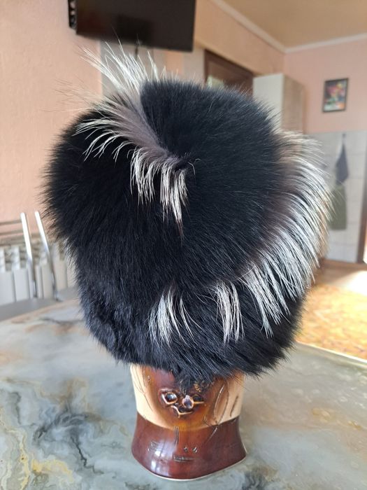 Шапка вязаная норка