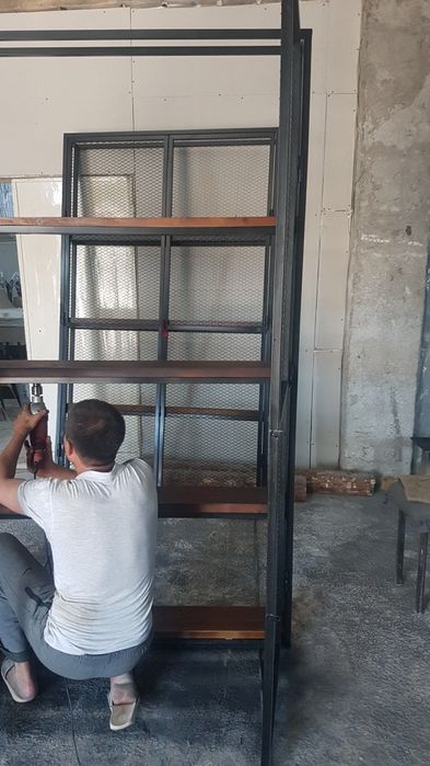 Лофт мебель стеллажи шкафы столы Офисная мебель каркасная