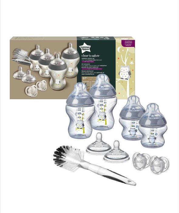Комплект шишета Tommee Tippee Closer to Nature - С четка  (НОВО)