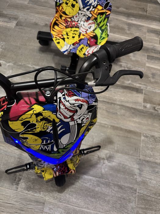 Tricicletă electrică drift cu bluetooth pentru copii