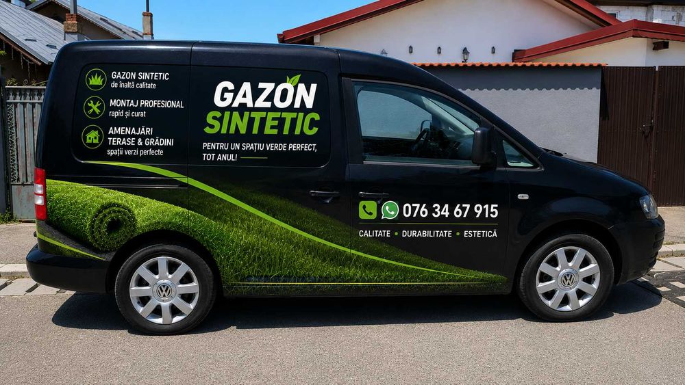 Montaj Gazon Artificial Plata in Rate
