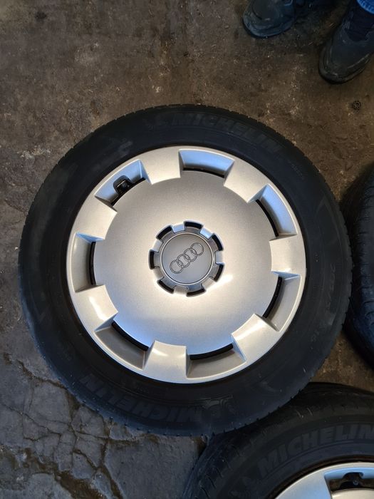 5 112 16 джанти и тасове Ауди оригинални