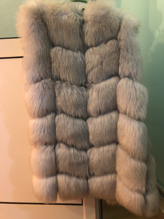 Дамски елек еко косъм