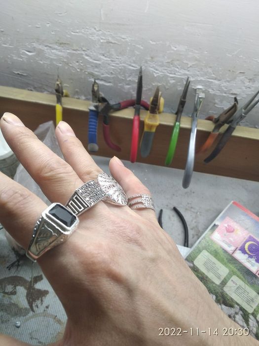 Kumush uzuklar серебро колци